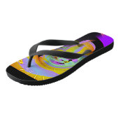 Surreal Abstracte Thong Teenslippers (Schuin)