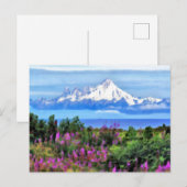 Surreal Alaskan Wilderness Briefkaart (Voorkant / Achterkant)