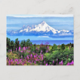 Surreal Alaskan Wilderness Briefkaart