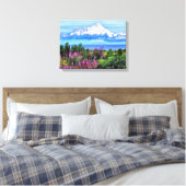 Surreal Alaskan Wilderness Canvas Afdruk (Insitu (Slaapkamer))