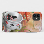 Surreal Alice, Flamingo & Teacup iPhone 5 Hoesje (Achterkant (horizontaal))