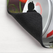 Surreal Alice, Flamingo & Teacup Mousepad Muismat (Hoek)