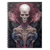 Surreal Anatomy Horror Sci-Fi Art Notitieboek (Voorkant)