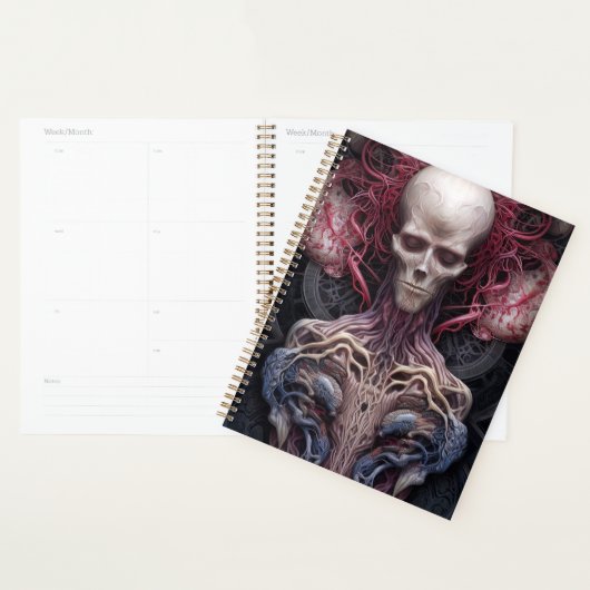 Surreal Anatomy Horror Sci-Fi Art Planner (Display)