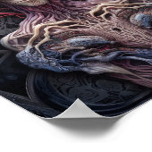 Surreal Anatomy Horror Sci-Fi Art Poster (Hoek)