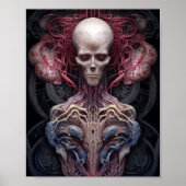 Surreal Anatomy Horror Sci-Fi Art Poster (Voorkant)