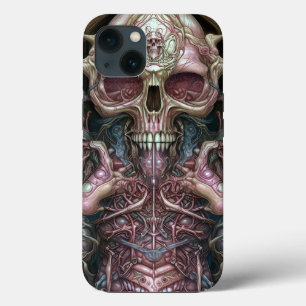 Surreal Anatomy Skull Horror Sci-Fi Art Case-Mate iPhone Case