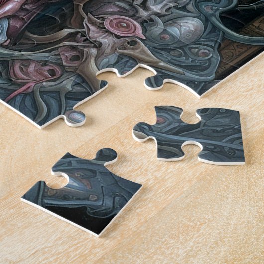 Surreal Anatomy Skull Horror Sci-Fi Art Legpuzzel (Zijkant)