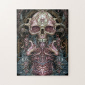 Surreal Anatomy Skull Horror Sci-Fi Art Legpuzzel (Verticaal)
