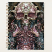 Surreal Anatomy Skull Horror Sci-Fi Art Planner (Voorkant)