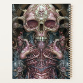 Surreal Anatomy Skull Horror Sci-Fi Art Planner (Achterkant)