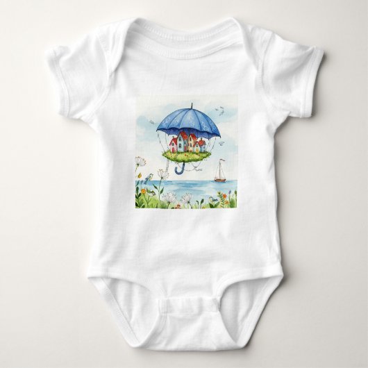  Surreal and peaceful scene Romper (Voorkant)