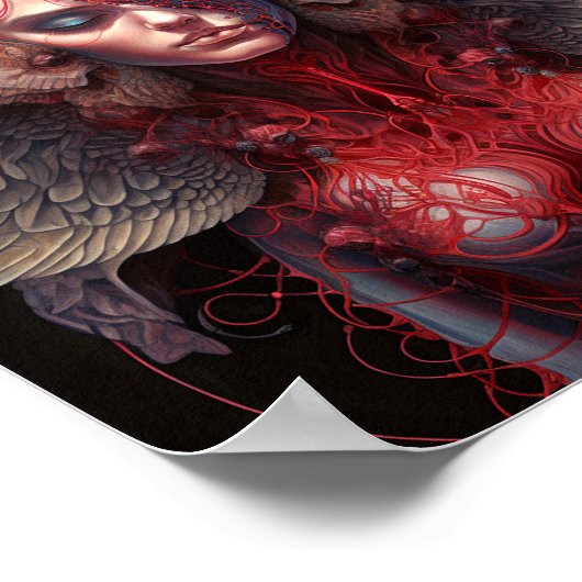 Surreal Angel Artwork Poster (Hoek)