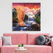Surreal Angel Canvas Afdruk (Insitu (Woonkamer))