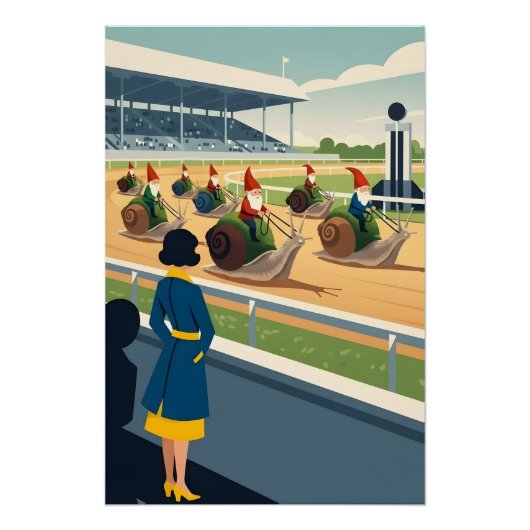 Surreal antropomorf dier perfect poster (Voorkant)