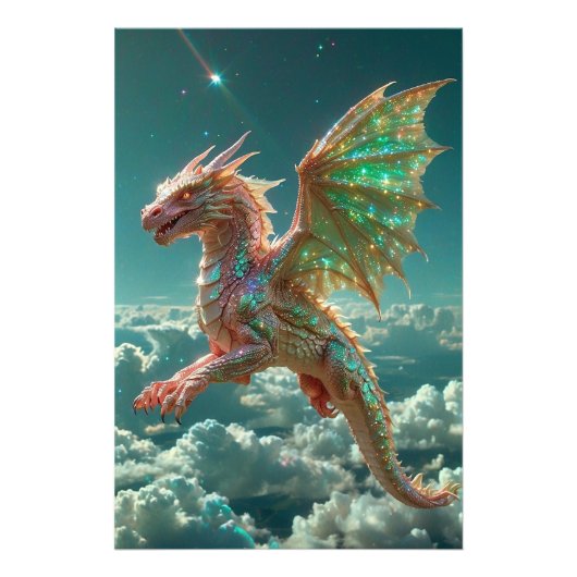 *~* Surreal AP88  Fantasy  Dragon Wall Artwork 13 Foto Afdruk (Voorkant)