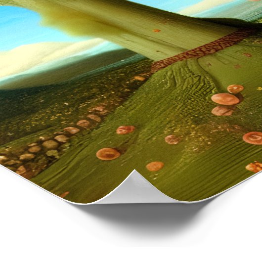 Surreal Apple Tree van het Poster van Yarn (Hoek)