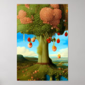 Surreal Apple Tree van het Poster van Yarn (Voorkant)