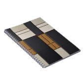 Surreal Architectural Labyrinth Abstract Spiral Notitieboek (Rechterzijde)