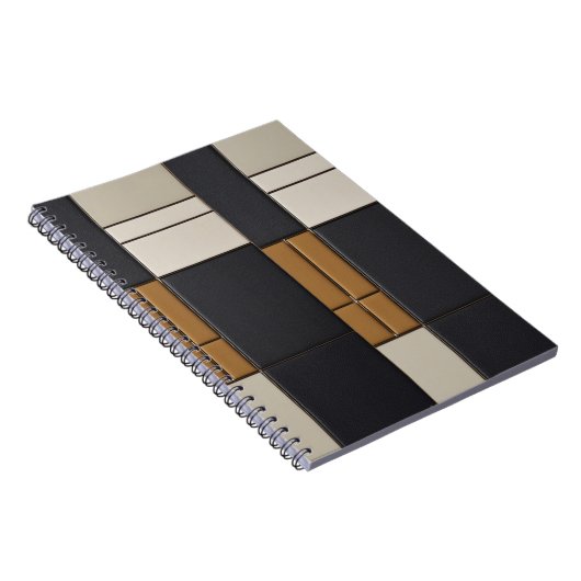 Surreal Architectural Labyrinth Abstract Spiral Notitieboek (Rechterzijde)