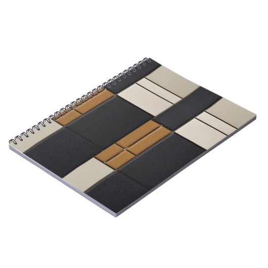 Surreal Architectural Labyrinth Abstract Spiral Notitieboek (Linkerzijde)