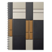 Surreal Architectural Labyrinth Abstract Spiral Notitieboek (Voorkant)