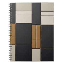 Surreal Architectural Labyrinth Abstract Spiral  Notitieboek