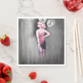 Surreal Art Deco  flats en ballonnen Servet (Insitu)