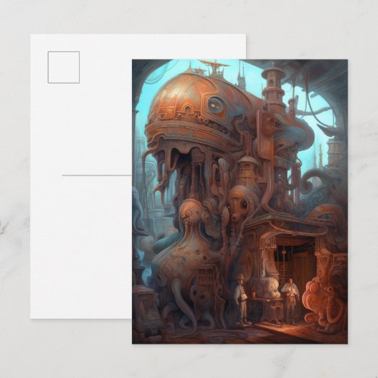 Surreal Art voor vreemde machines Briefkaart (Voorkant / Achterkant)