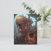 Surreal Art voor vreemde machines Briefkaart (Staand voorkant)