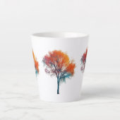 Surreal Autumn Fall Winter Tree Small Latte Mug -  Mok (Voorkant)