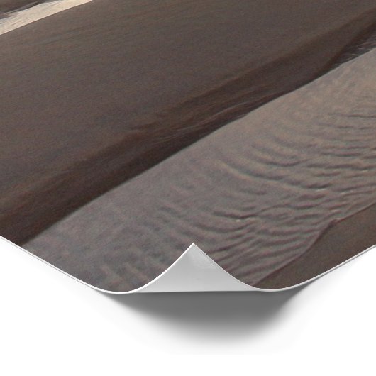 Surreal Belgisch kustlandschap Poster (Hoek)