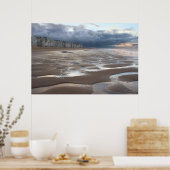 Surreal Belgisch kustlandschap Poster (Keuken)