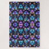 Surreal Bendy Abstract Hearts Baubles Legpuzzel (Verticaal)