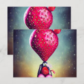 Surreal Berry Boy Briefkaart (Voorkant / Achterkant)