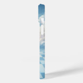 Surreal Blue Checkerboard Sky Phone Case - Dreamy  (Achterkant / Links)