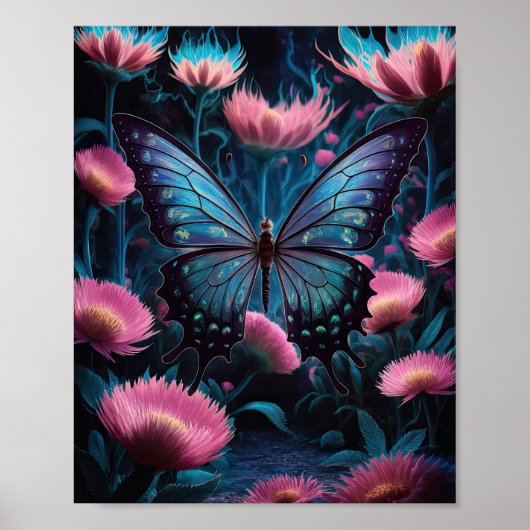 Surreal Butterfly Poster (Voorkant)
