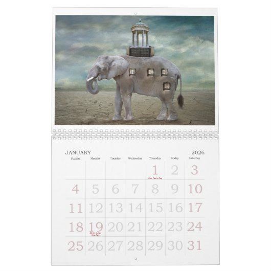 Surreal Calendar Kalender (Jan 2026)