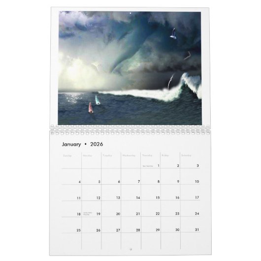 SURREAL CALENDAR KALENDER (Jan 2026)