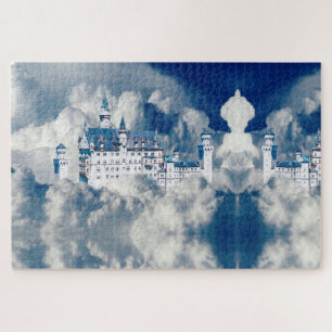 Surreal Castle in de wolken Legpuzzel