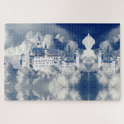 Surreal Castle in de wolken Legpuzzel (Horizontaal)