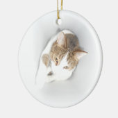 Surreal Cat in het licht Keramisch Ornament (Links)