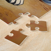 Surreal Cat Melting Clocks Dali Picasso Inspired Legpuzzel (Zijkant)