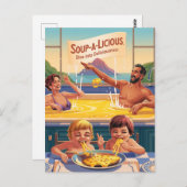 Surreal Cheesy Pool Briefkaart (Voorkant / Achterkant)