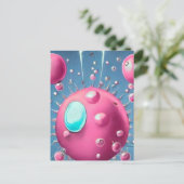 Surreal Cherry Bomb Briefkaart (Staand voorkant)