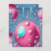 Surreal Cherry Bomb Briefkaart (Voorkant / Achterkant)