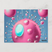 Surreal Cherry Bomb Briefkaart (Achterkant)