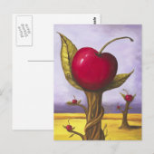 Surreal Cherry Tree Briefkaart (Voorkant / Achterkant)