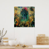 Surreal Chess Board Poster (Keuken)