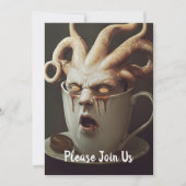 Surreal Coffee Octopus Kaart (Voorkant)